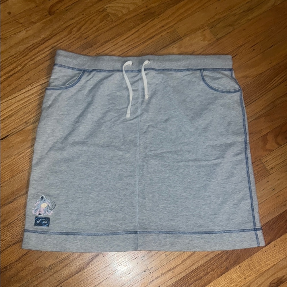 Disney Gray Mini Skirt Casual Athletic